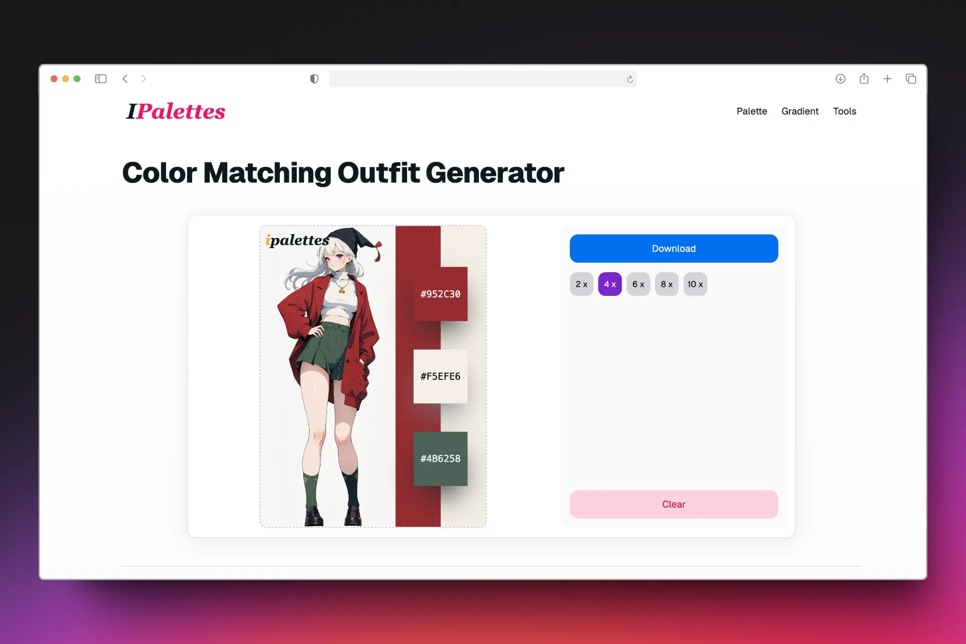 Color Matching Outfit Generator